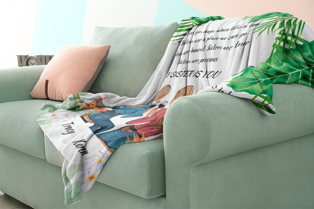 SISTER | Palm Tree Blanket