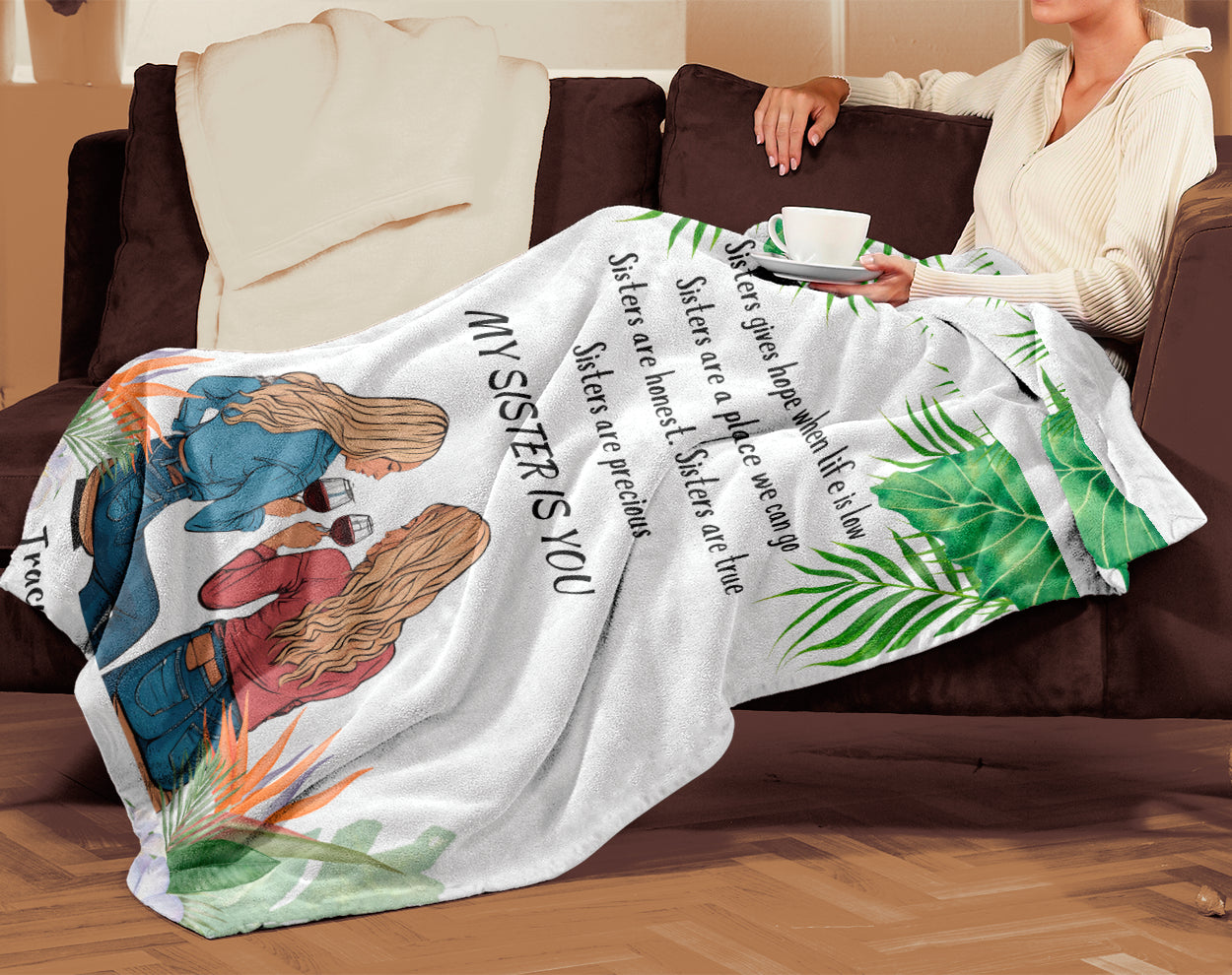 SISTER | Palm Tree Blanket