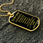 To My Son From Mom and Dad | Dogtag Necklace