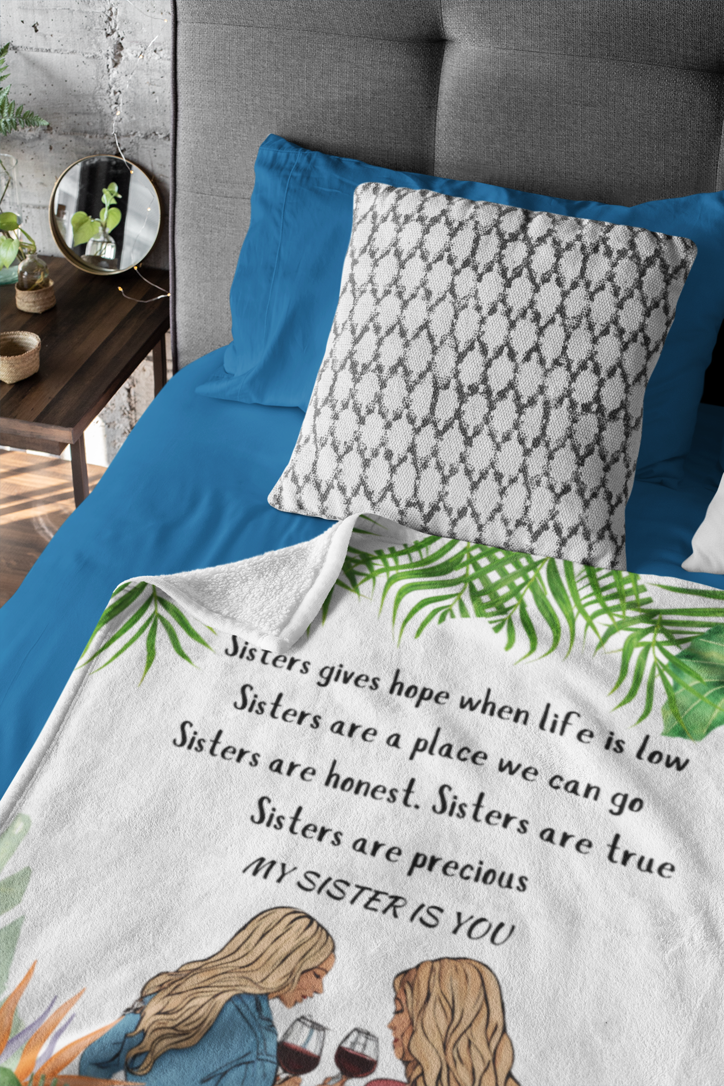 SISTER | Palm Tree Blanket