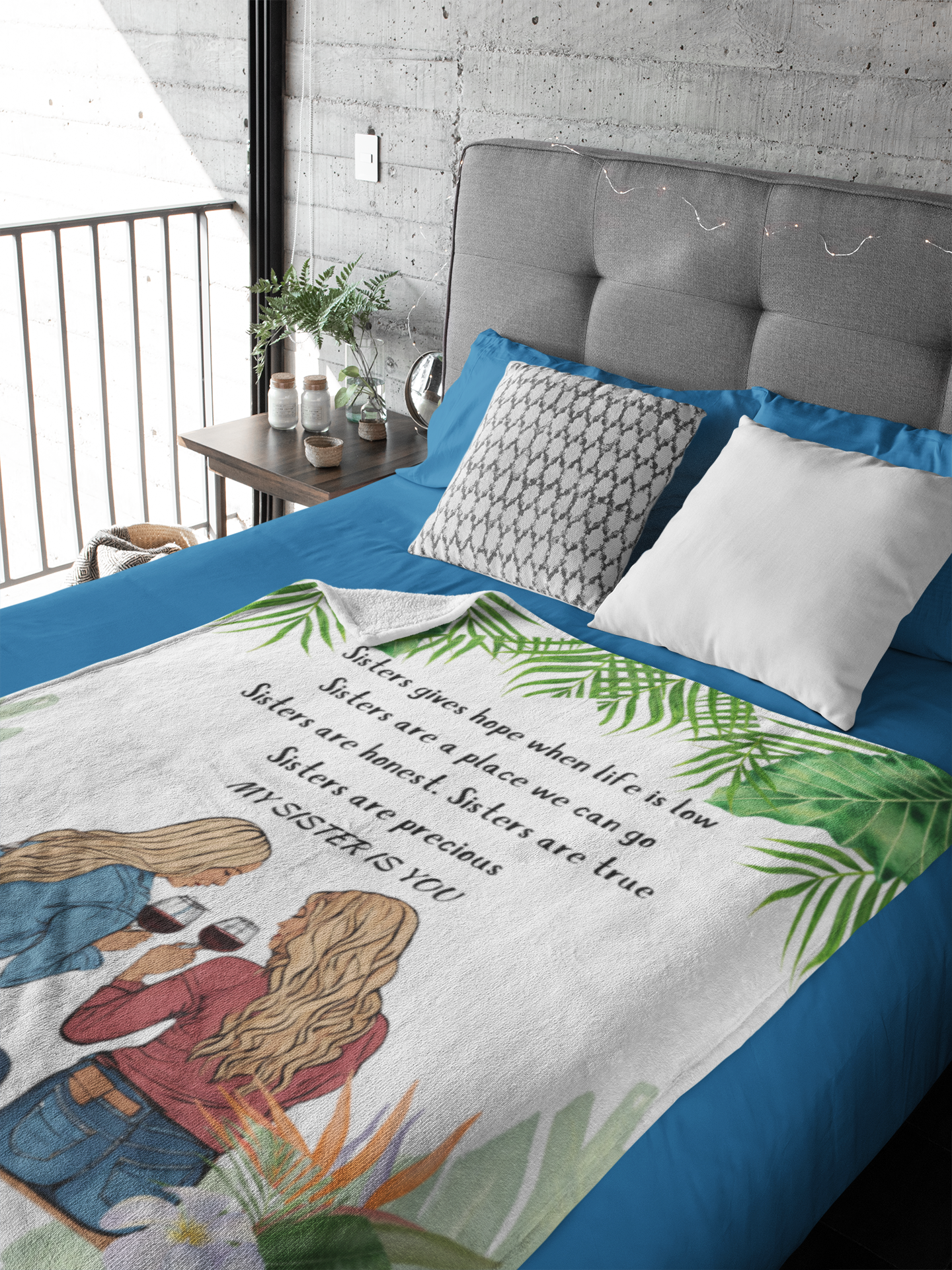 SISTER | Palm Tree Blanket