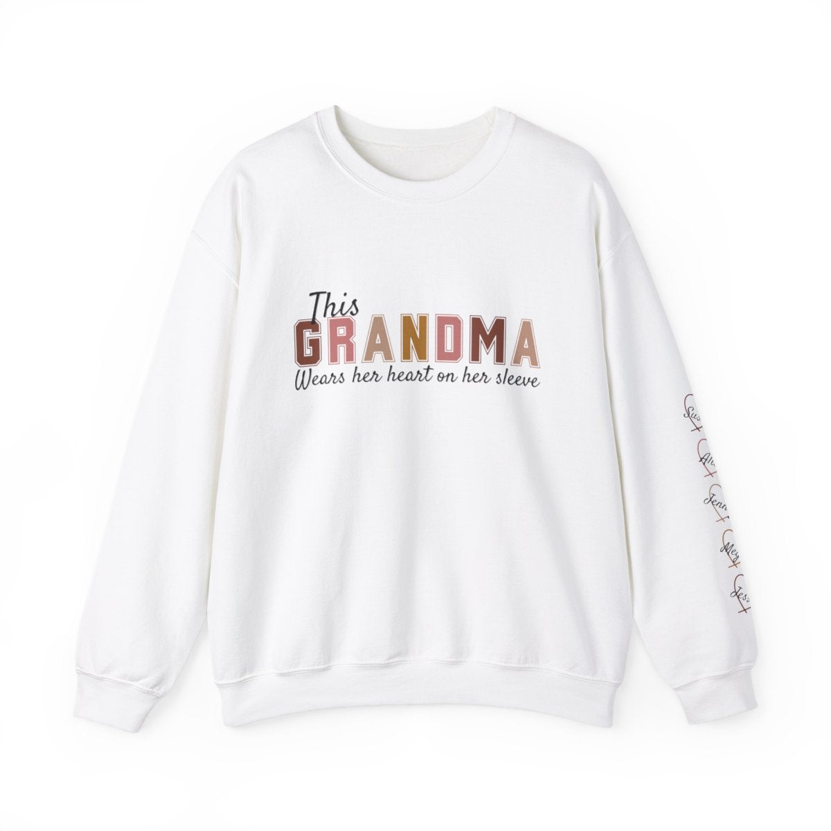 Heart on Sleeve | GrandMa Sweat Shirt
