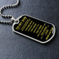 To My Son From Mom and Dad | Dogtag Necklace