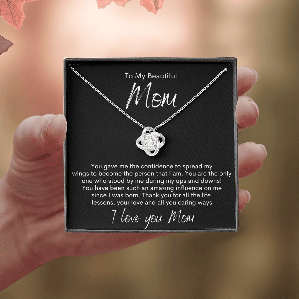 To My Mom | Love Knot Necklace