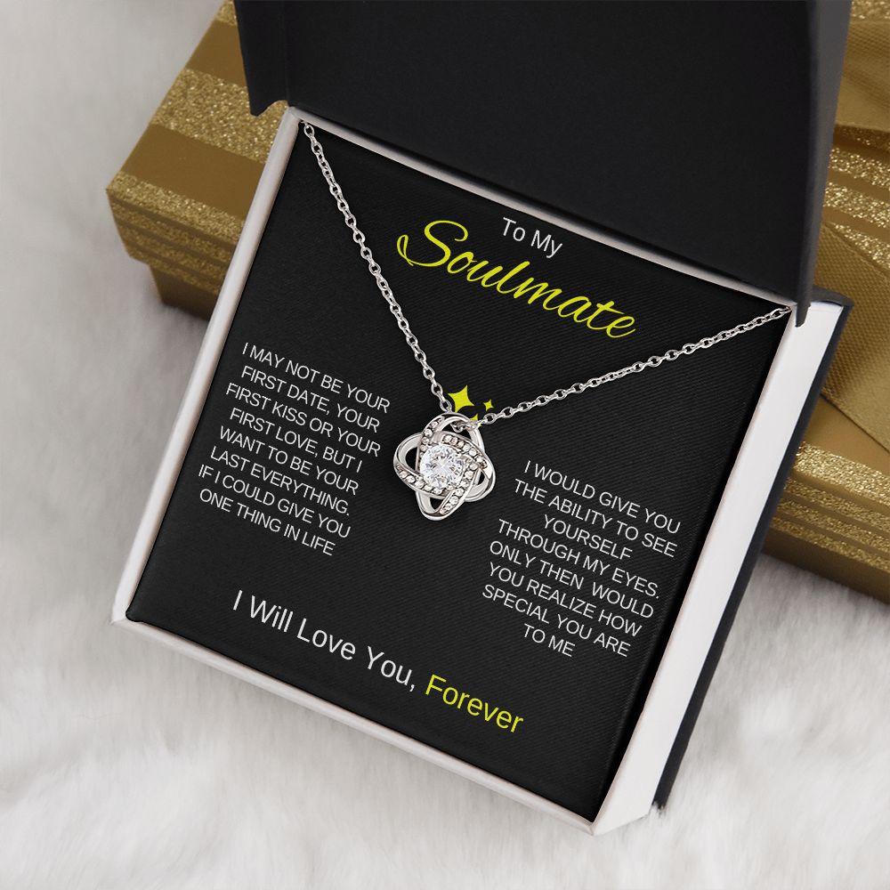 To My Soulmate | Love Knot Necklace