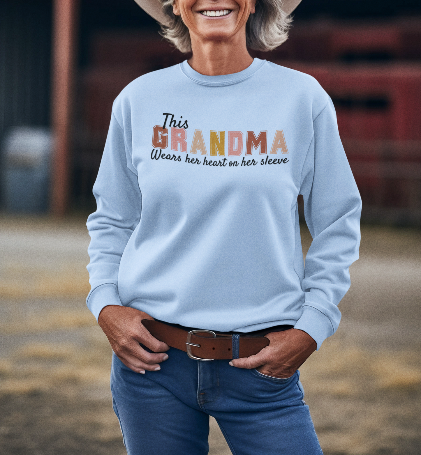 Heart on Sleeve |  GrandMa Sweat Shirt