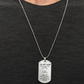 Dogtag Necklace for Son | Fist Bump |Personalize the back