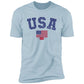 USA shirt wbg (1) NL3600 Premium Short Sleeve T-Shirt