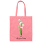 Birth Flower Tote Bag for Mother / Daughter / Wife