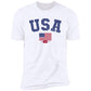 USA shirt wbg (1) NL3600 Premium Short Sleeve T-Shirt