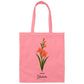 Birth Flower Tote Bag for Mother / Daughter / Wife