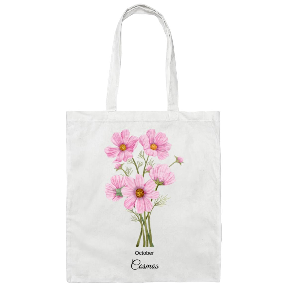 Birth Flower Tote Bag for Mother / Daughter / Wife