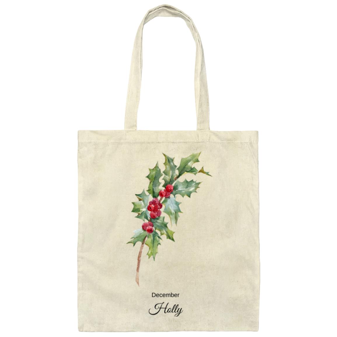 Birth Flower Tote Bag for Mother / Daughter / Wife