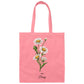 Birth Flower Tote Bag for Mother / Daughter / Wife