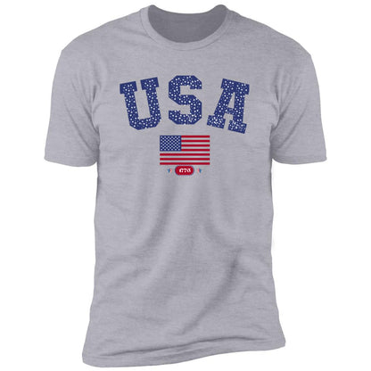 USA shirt wbg (1) NL3600 Premium Short Sleeve T-Shirt