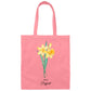 Birth Flower Tote Bag for Mother / Daughter / Wife