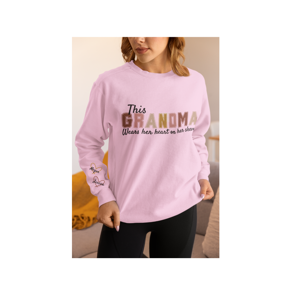 Heart on Sleeve | GrandMa Sweatshirt
