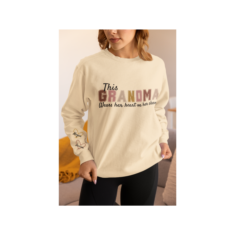 Heart on Sleeve | GrandMa Sweatshirt