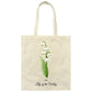 Birth Flower Tote Bag for Mother / Daughter / Wife