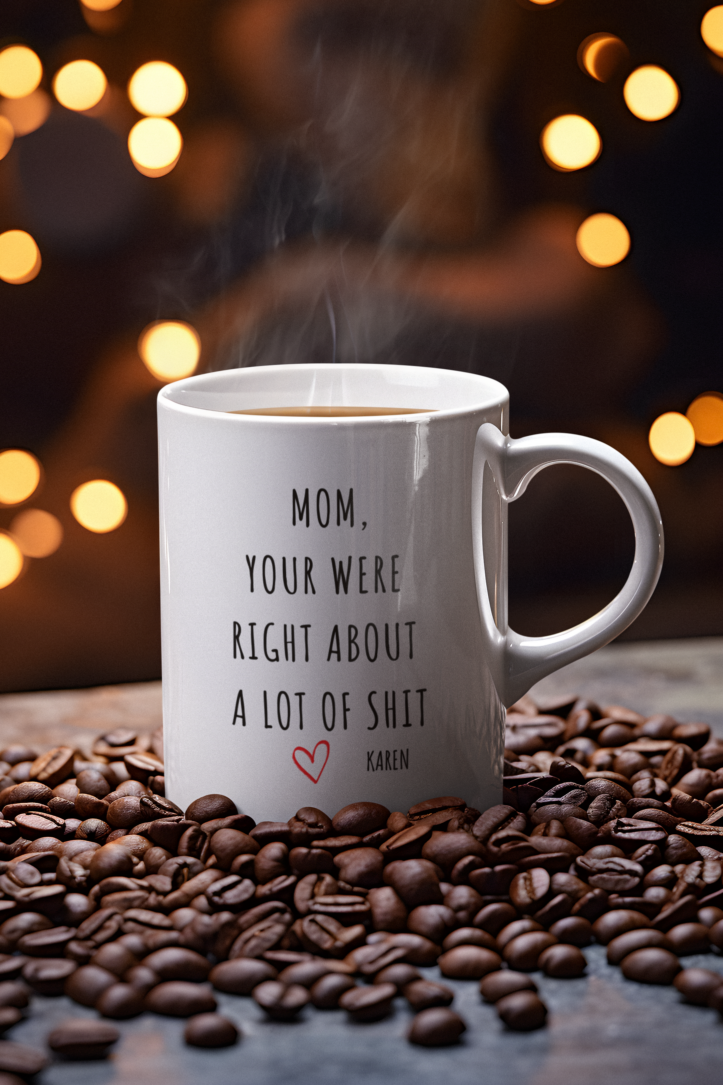 Personalized Mom Mug | You Were Right | 15oz White Mug