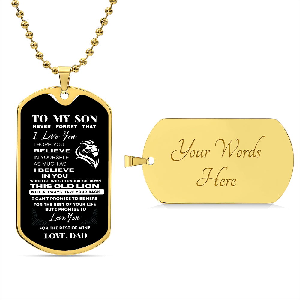 To My Son | Dogtags v1