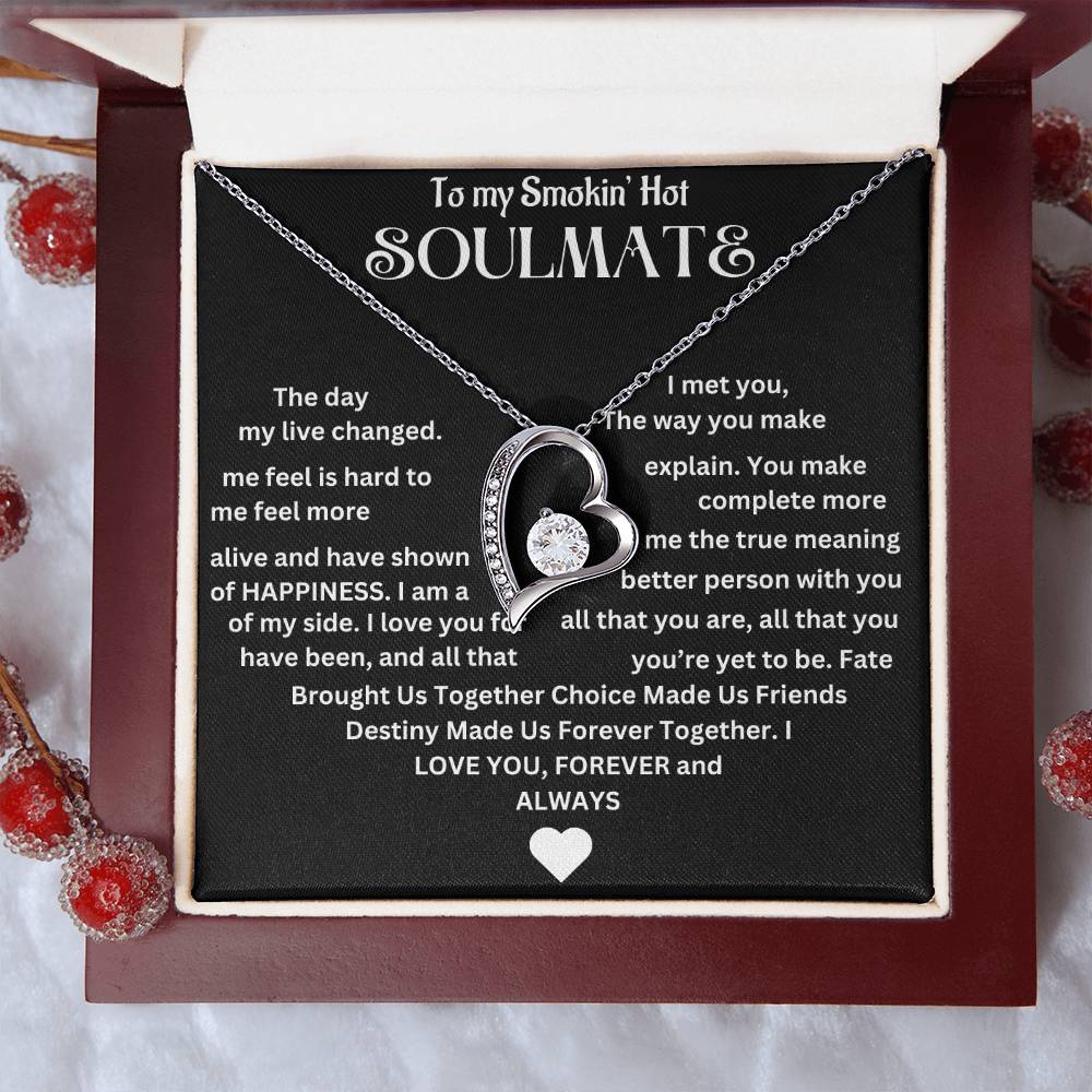 To My Smokin' Hot Soulmate | Forever Love Necklace