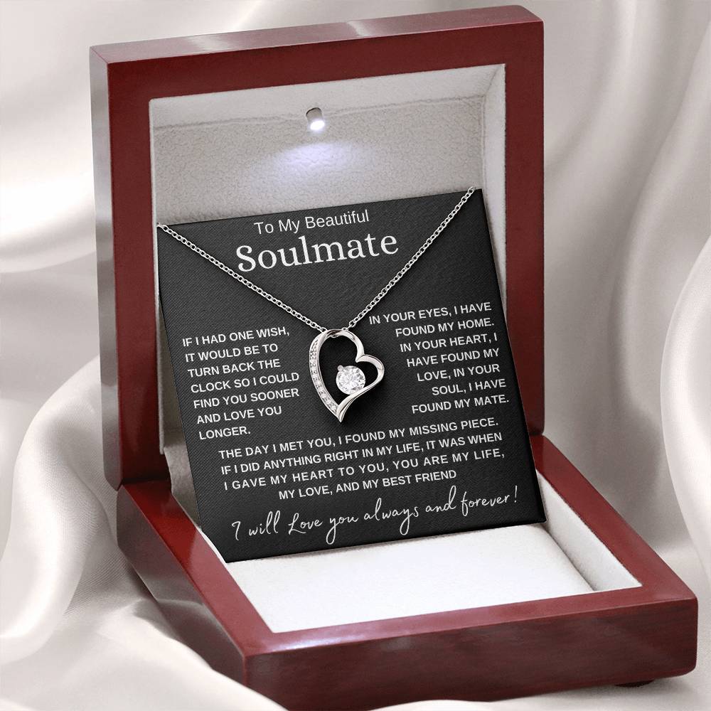 To My Soulmate | Forever Love Necklace