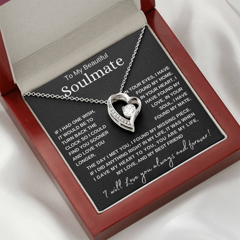 To My Soulmate | Forever Love Necklace