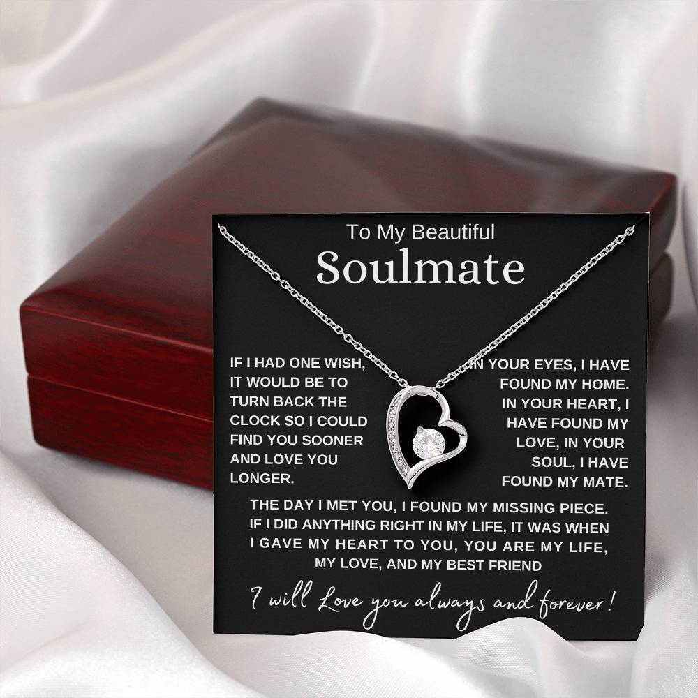 To My Soulmate | Forever Love Necklace