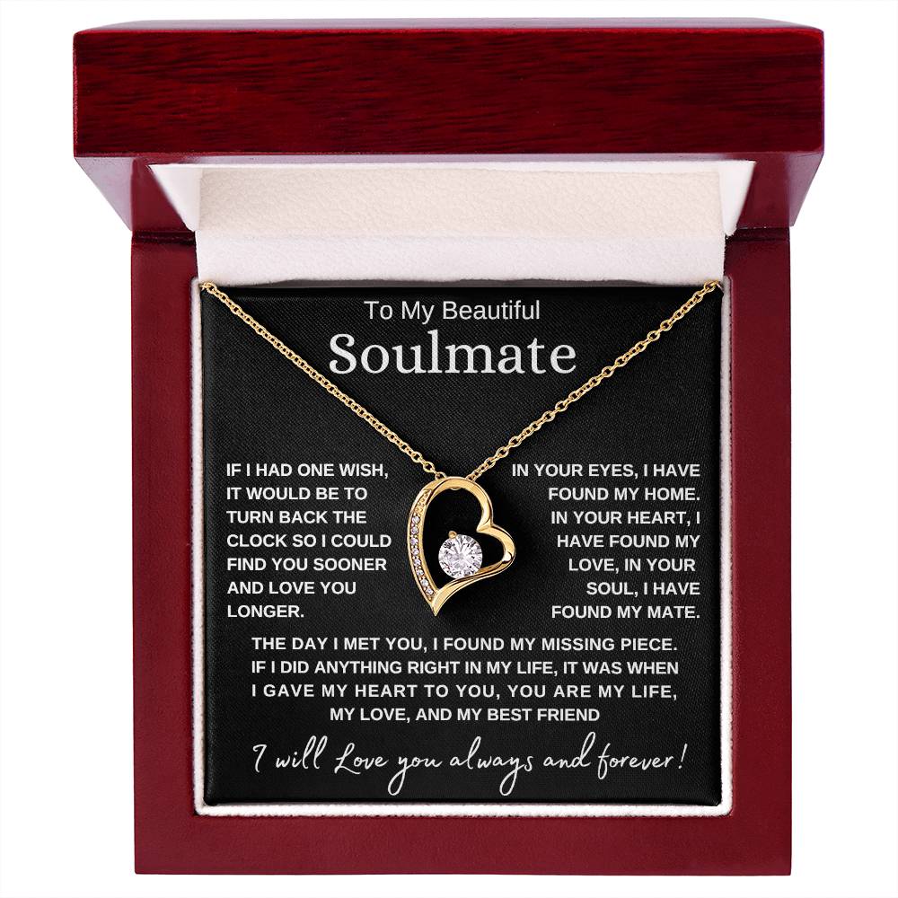 To My Soulmate | Forever Love Necklace