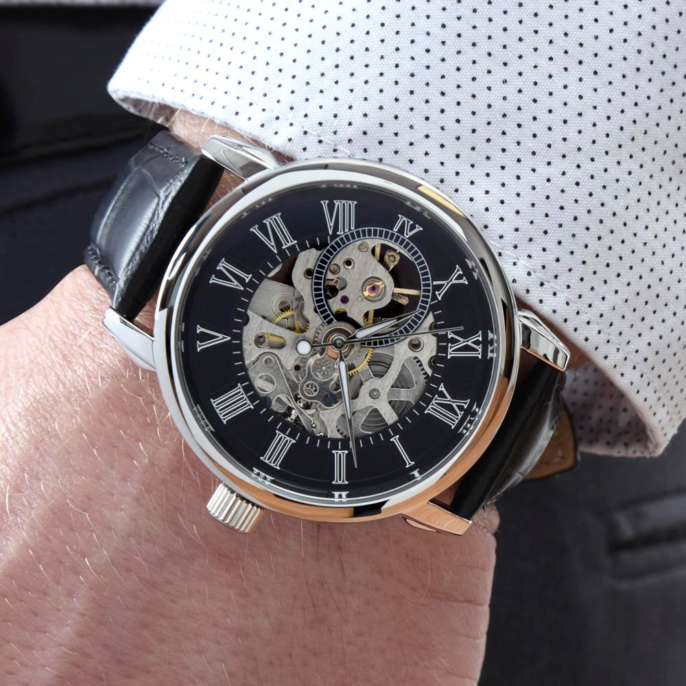 To My Husband | Men's Openwork Watch