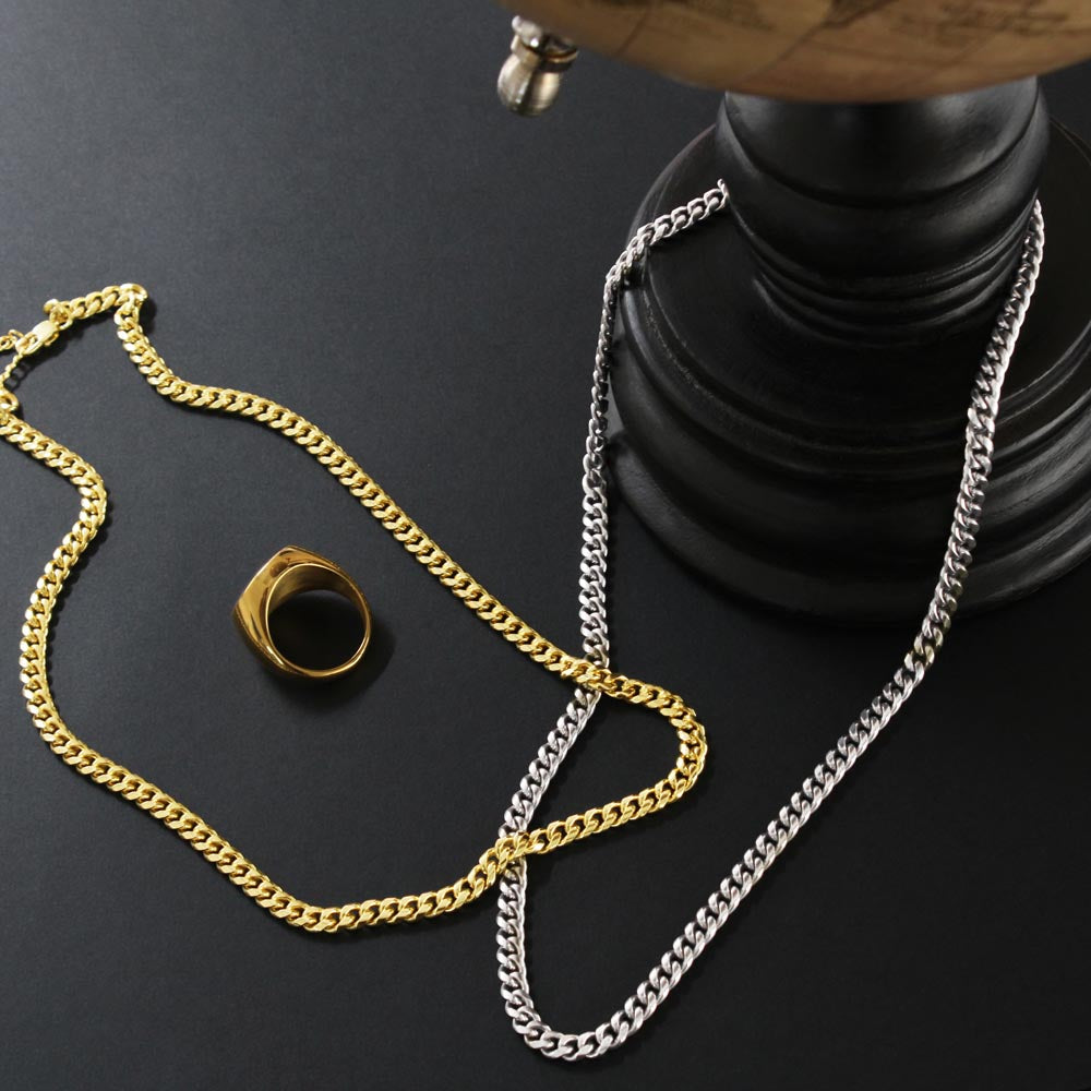 To My Husband | Cuban Chain Necklace