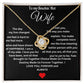 To My Wife | Love Knot Necklace