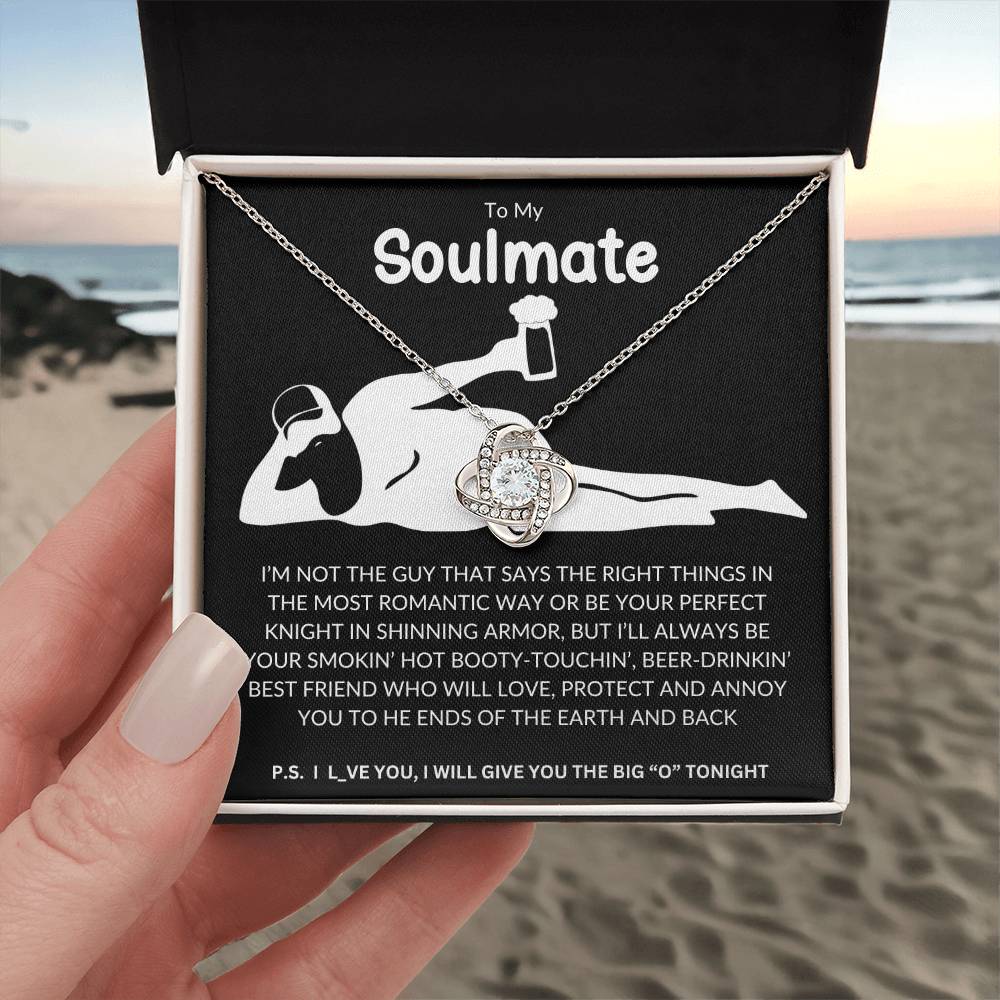 To Soulmate Humor | Love Knot Necklace