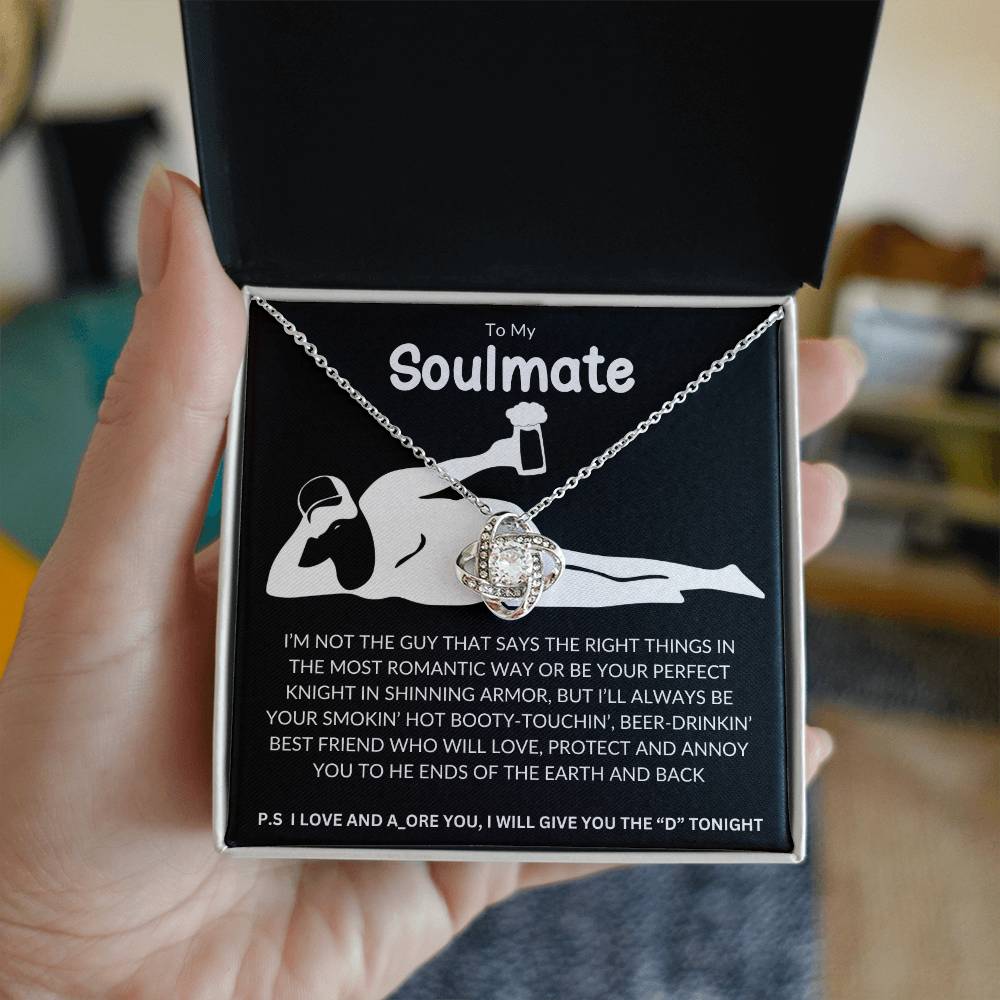 To  My Soulmate  | Love Knot Necklace