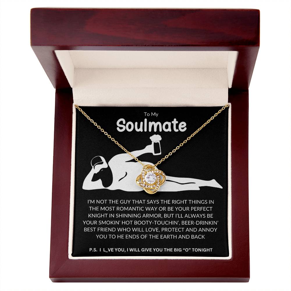 To Soulmate Humor | Love Knot Necklace