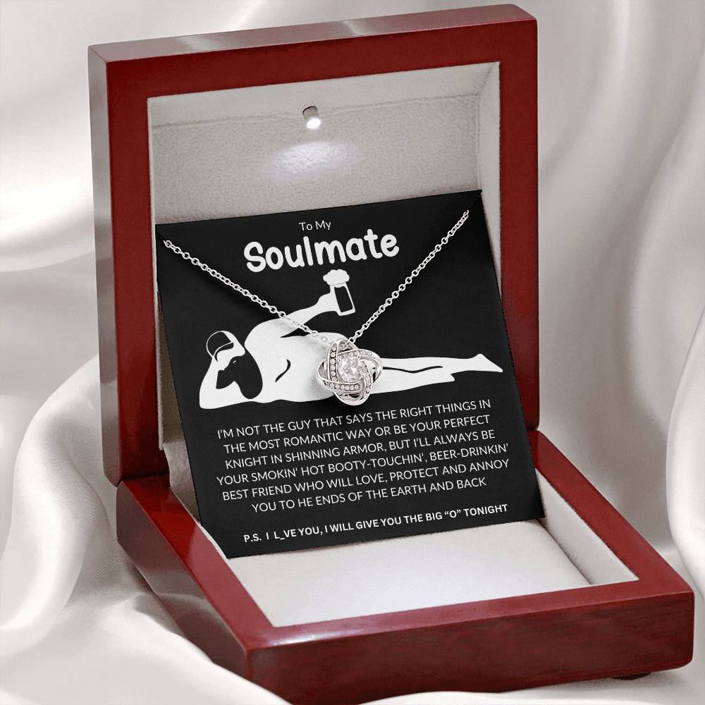 To Soulmate Humor | Love Knot Necklace