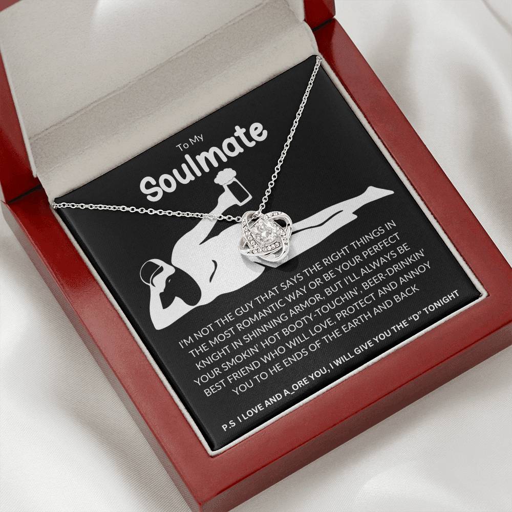 To  My Soulmate  | Love Knot Necklace