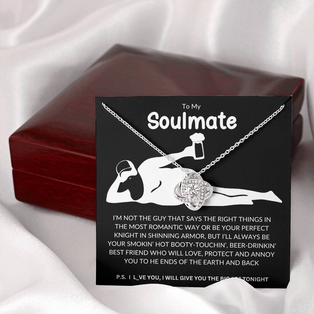 To Soulmate Humor | Love Knot Necklace