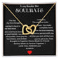 To Smokin' Hot Soulmate |  Interlocking Hearts necklace