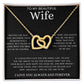 To My Wife | Interlocking Hearts Necklace