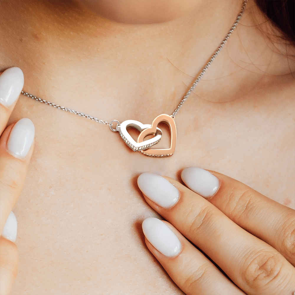 To My Mom | Interlocking Hearts Necklace