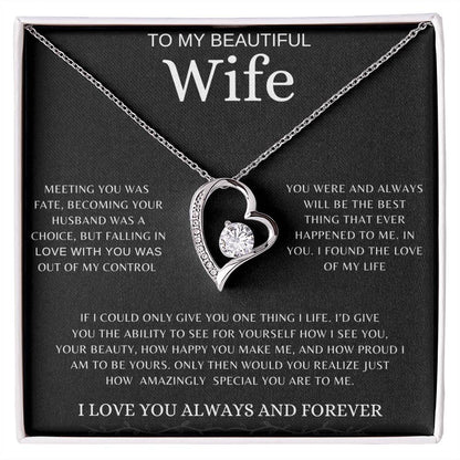 To My Wife | Forever Love Necklace