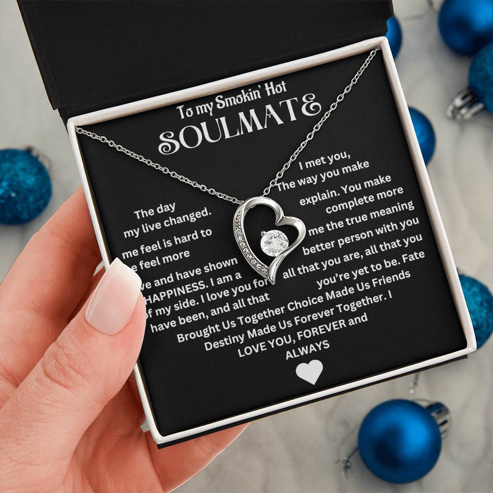 To My Smokin' Hot Soulmate | Forever Love Necklace