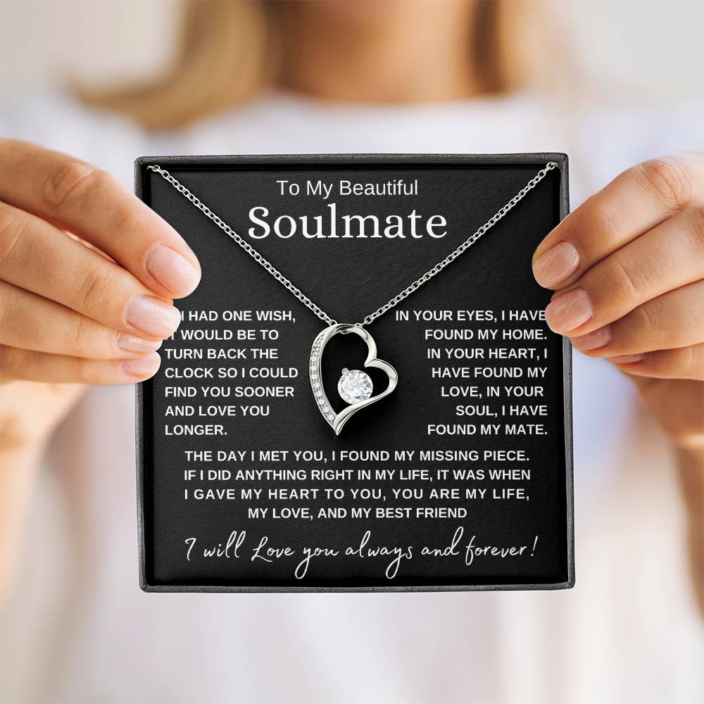 To My Soulmate | Forever Love Necklace