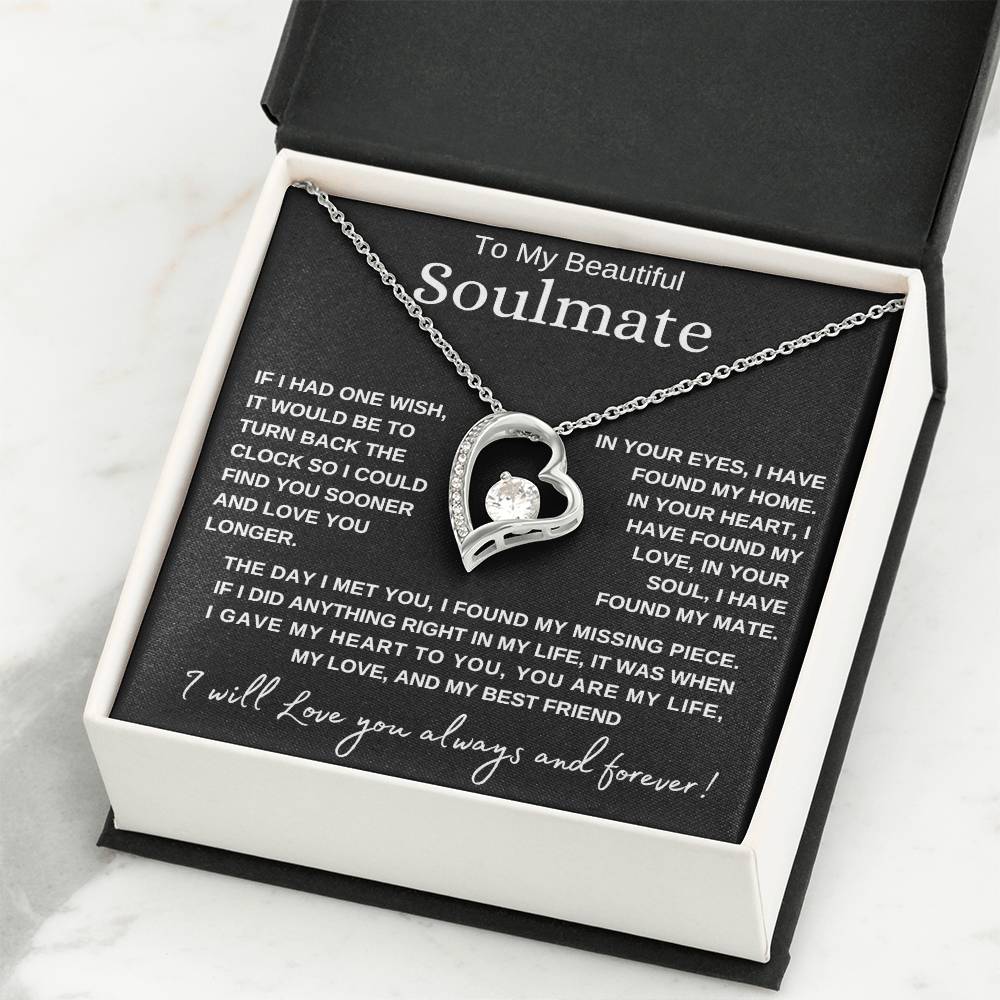 To My Soulmate | Forever Love Necklace