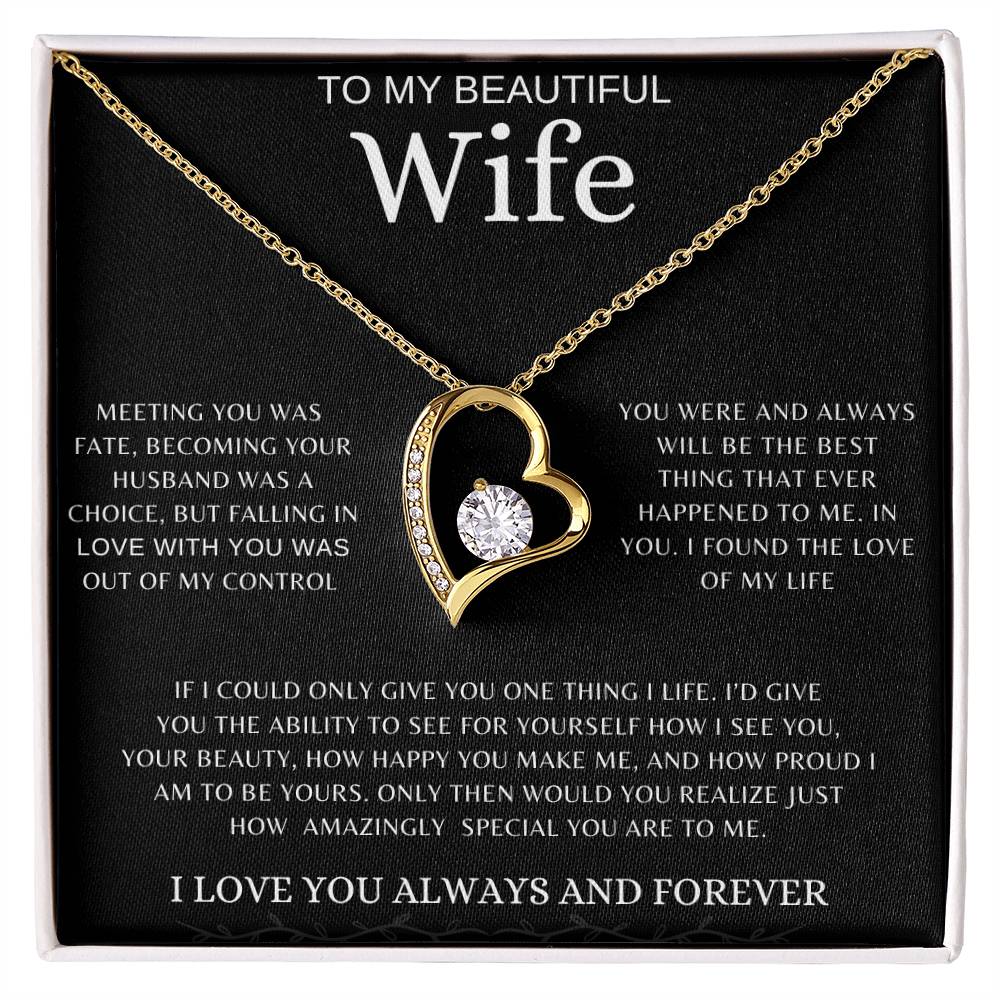 To My Wife | Forever Love Necklace