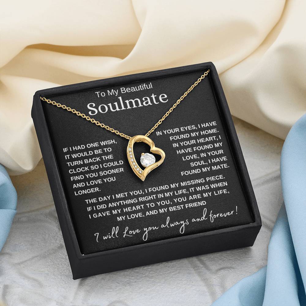 To My Soulmate | Forever Love Necklace