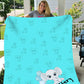 Personalized | Baby Elephant Blanket | 30 x 40