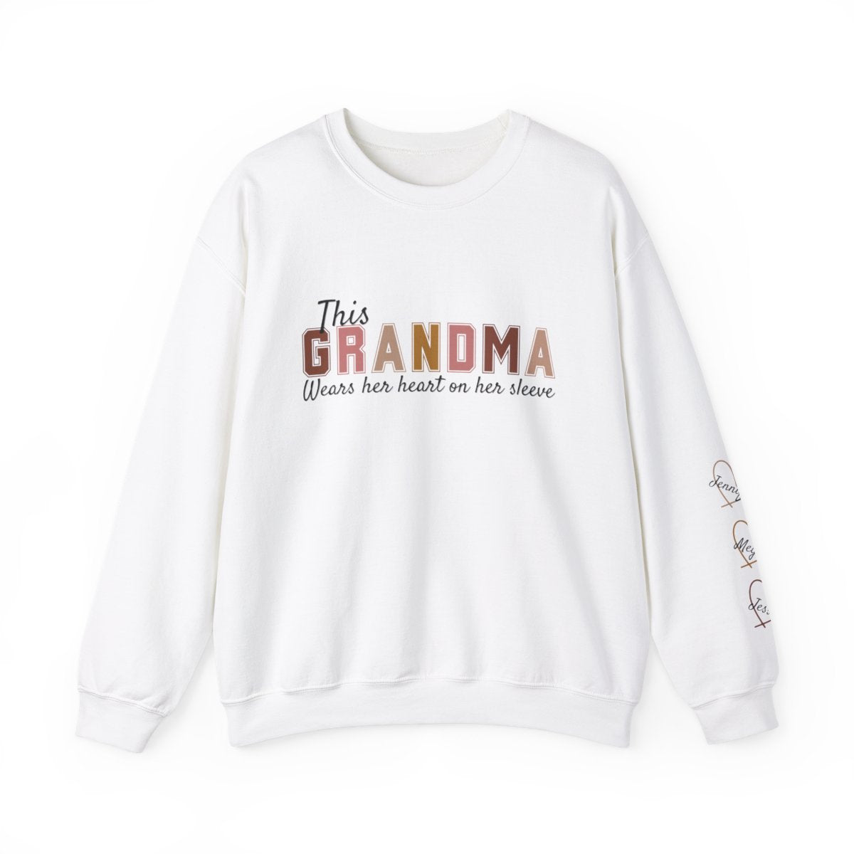 Heart on Sleeve |  GrandMa Sweat Shirt